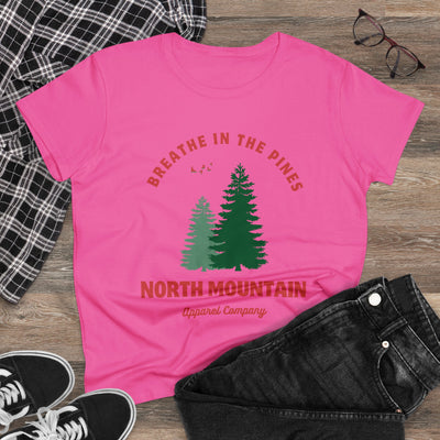 Breathe In The Pine  Midweight Cotton Tee