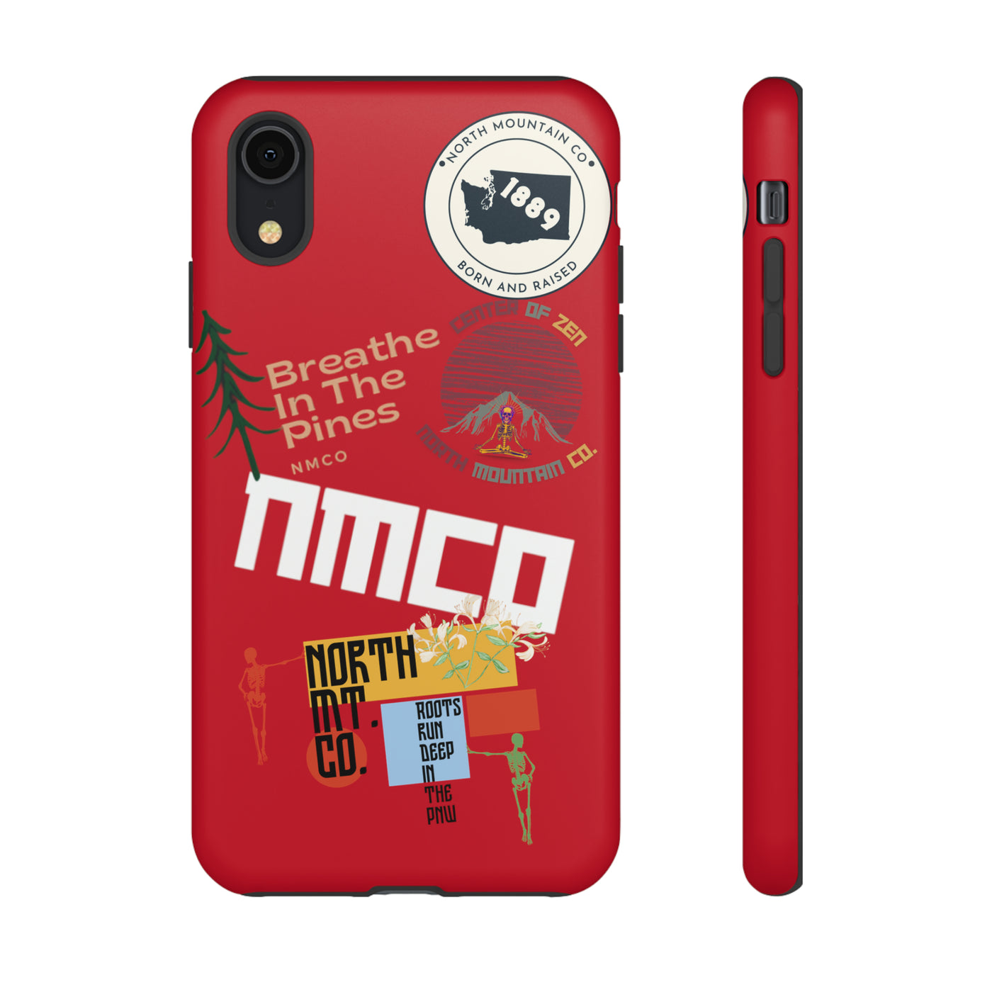 The Collage In Red Tough Cases