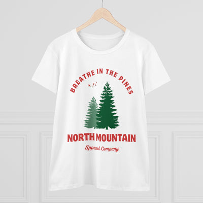 Breathe In The Pine  Midweight Cotton Tee