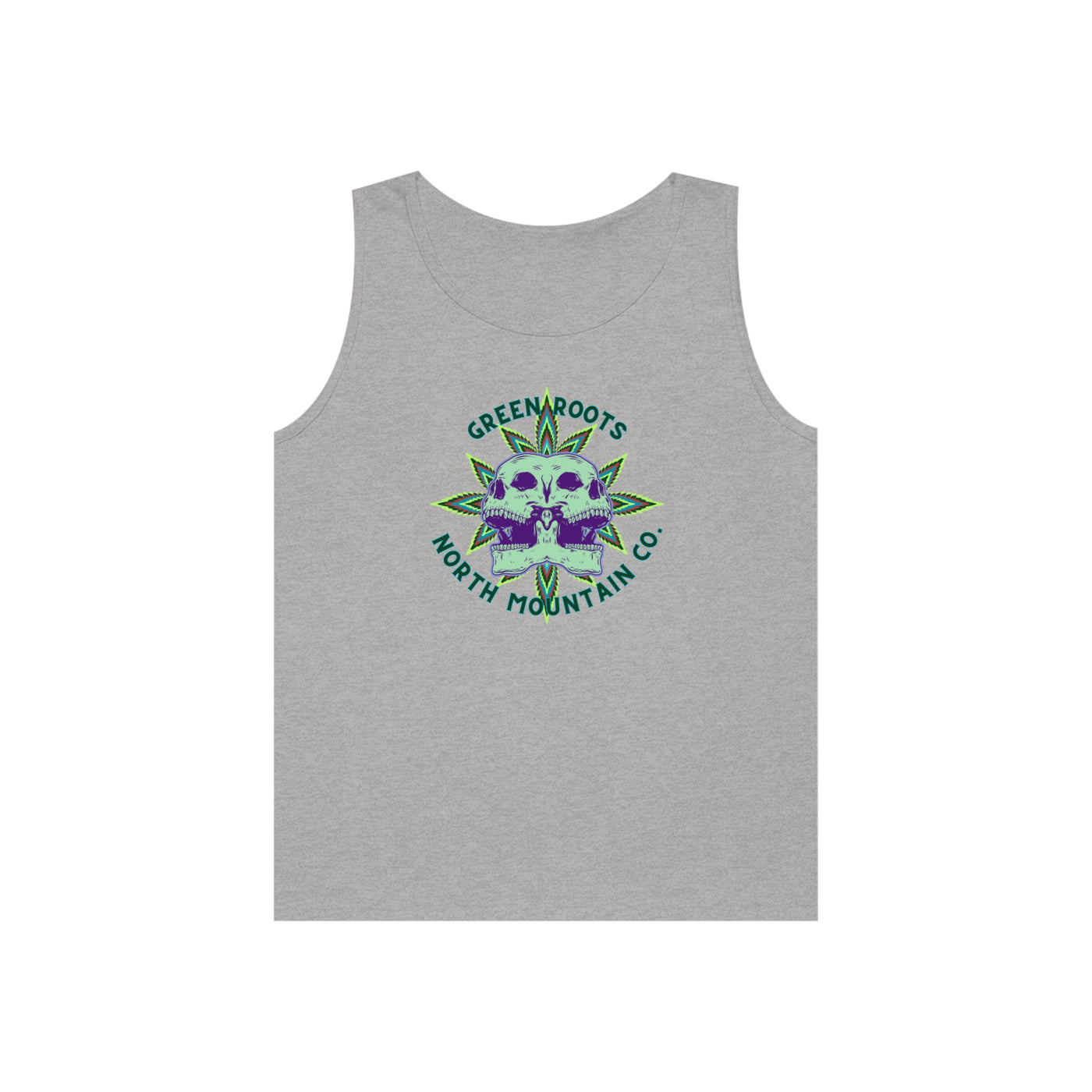 Green Roots  Heavy Cotton Tank Top