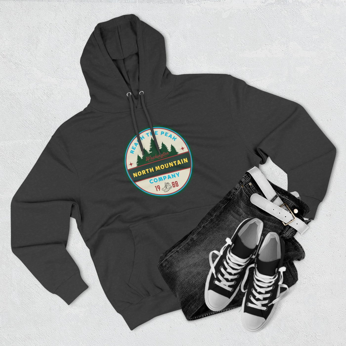 Reach The Peaks Three-Panel Fleece Hoodie