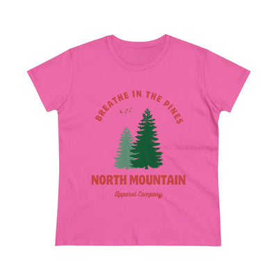 Breathe In The Pine  Midweight Cotton Tee