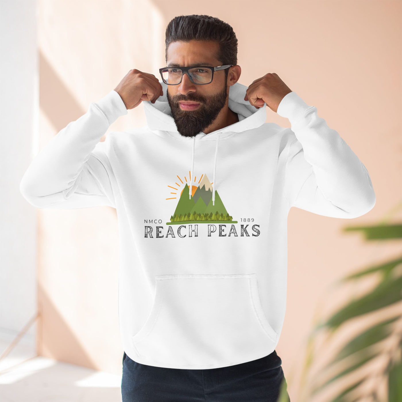 Reach Peaks Three-Panel Fleece Hoodie