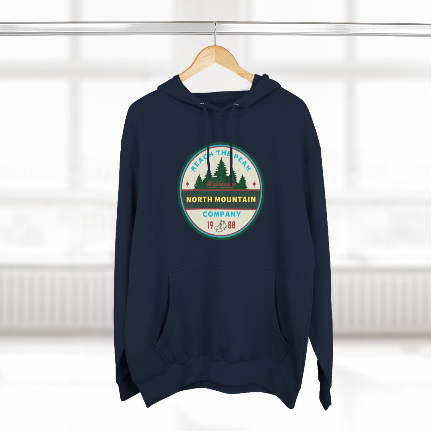 Reach The Peaks Three-Panel Fleece Hoodie