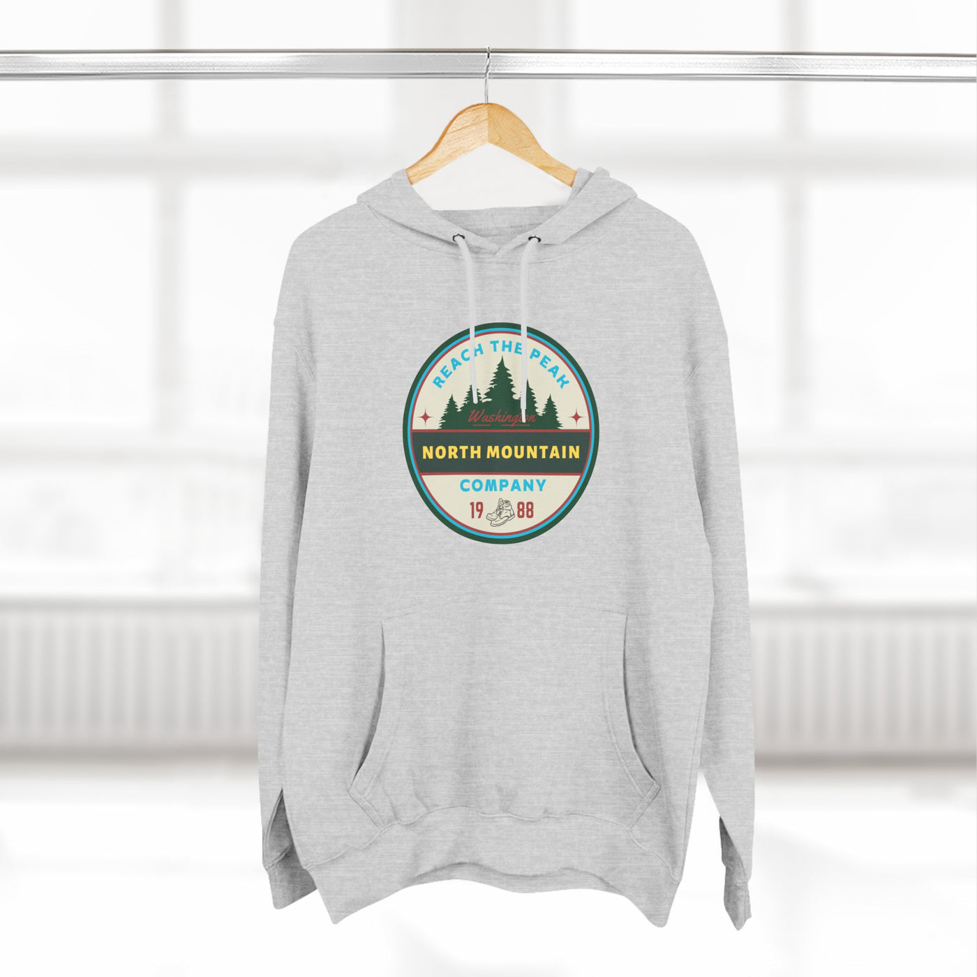 Reach The Peaks Three-Panel Fleece Hoodie