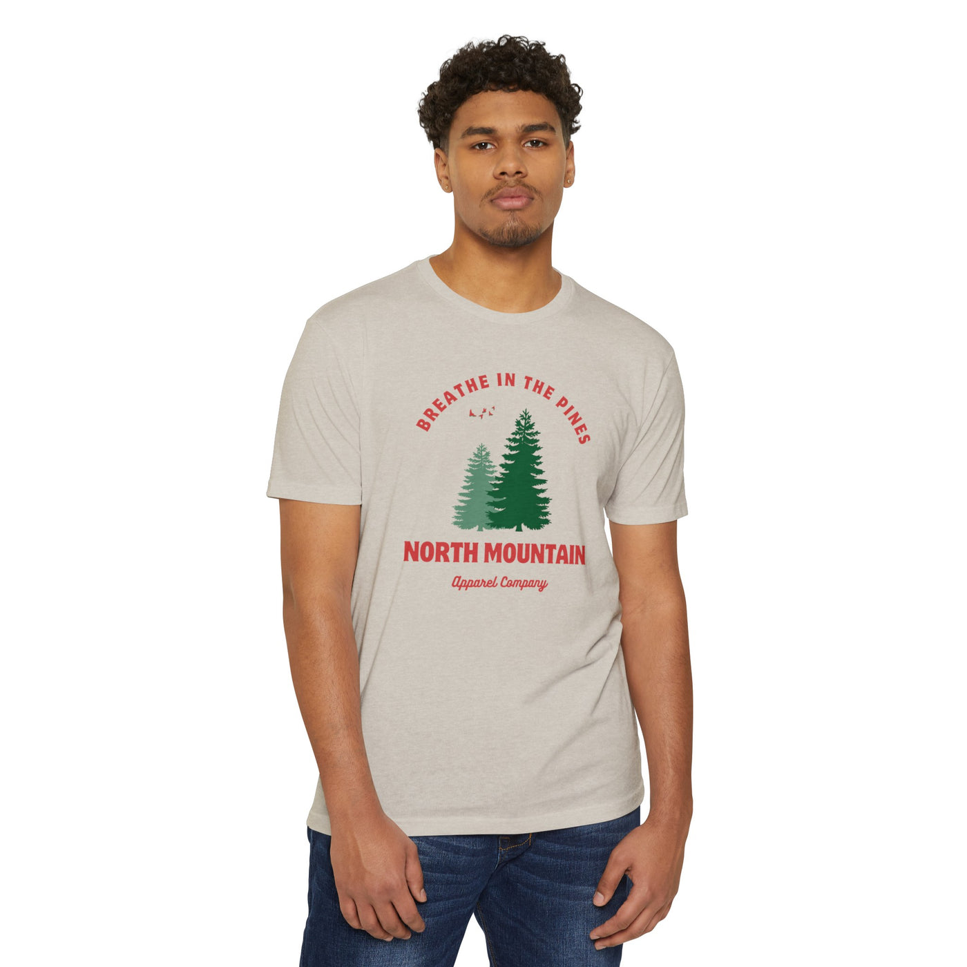 Breathe In The Pines CVC Jersey T-shirt