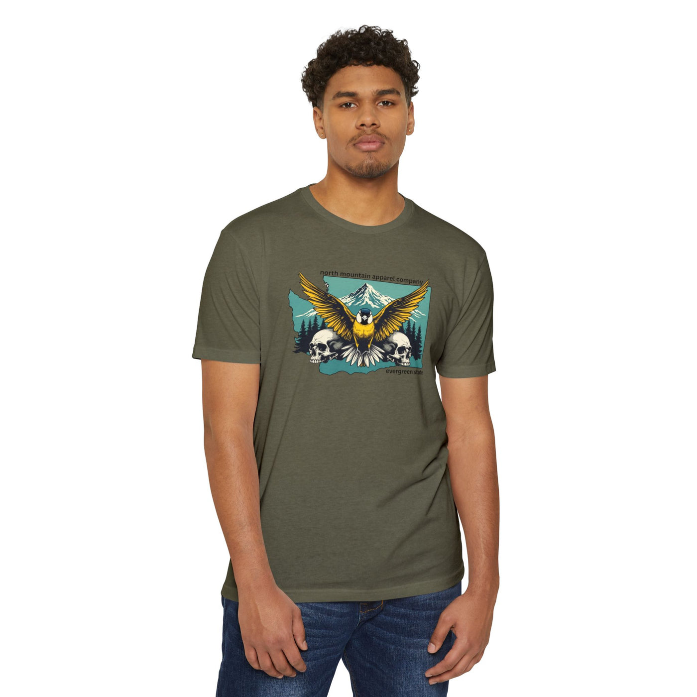 Flight Of The Evergreens CVC Jersey T-shirt