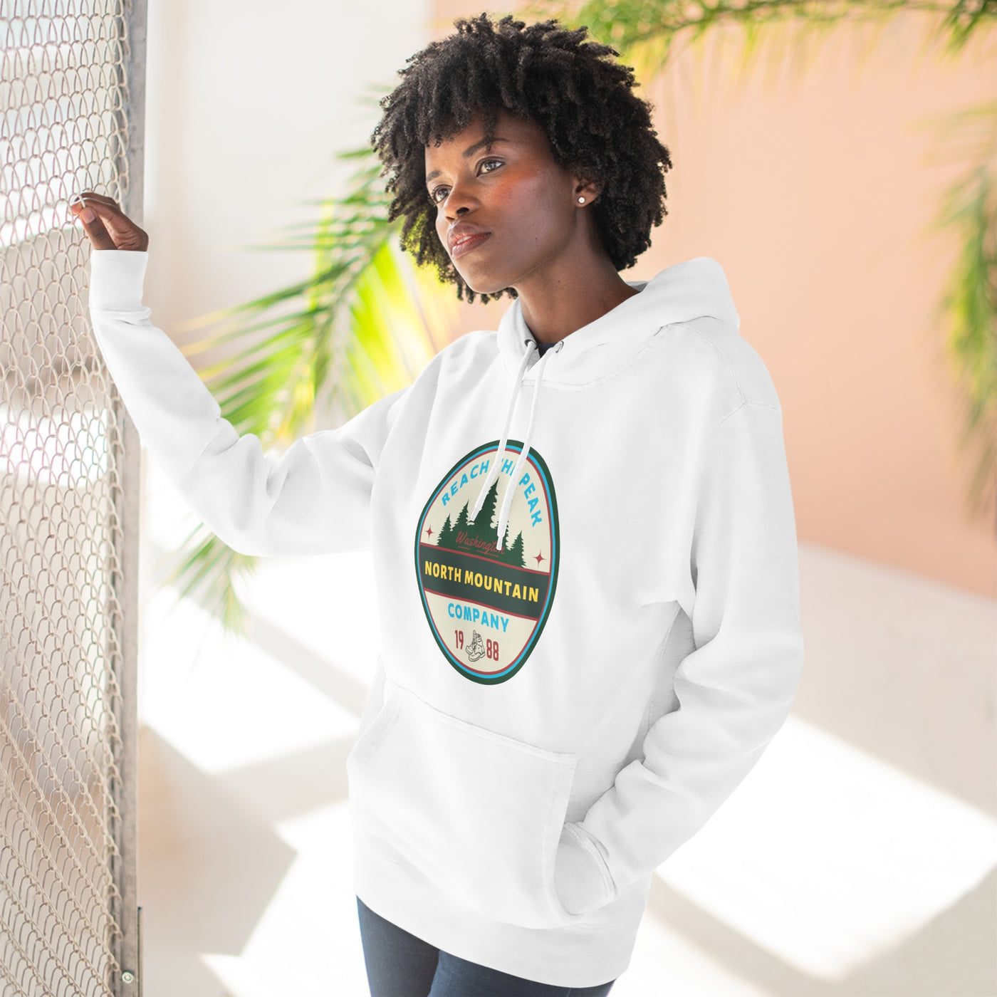 Reach The Peaks Three-Panel Fleece Hoodie