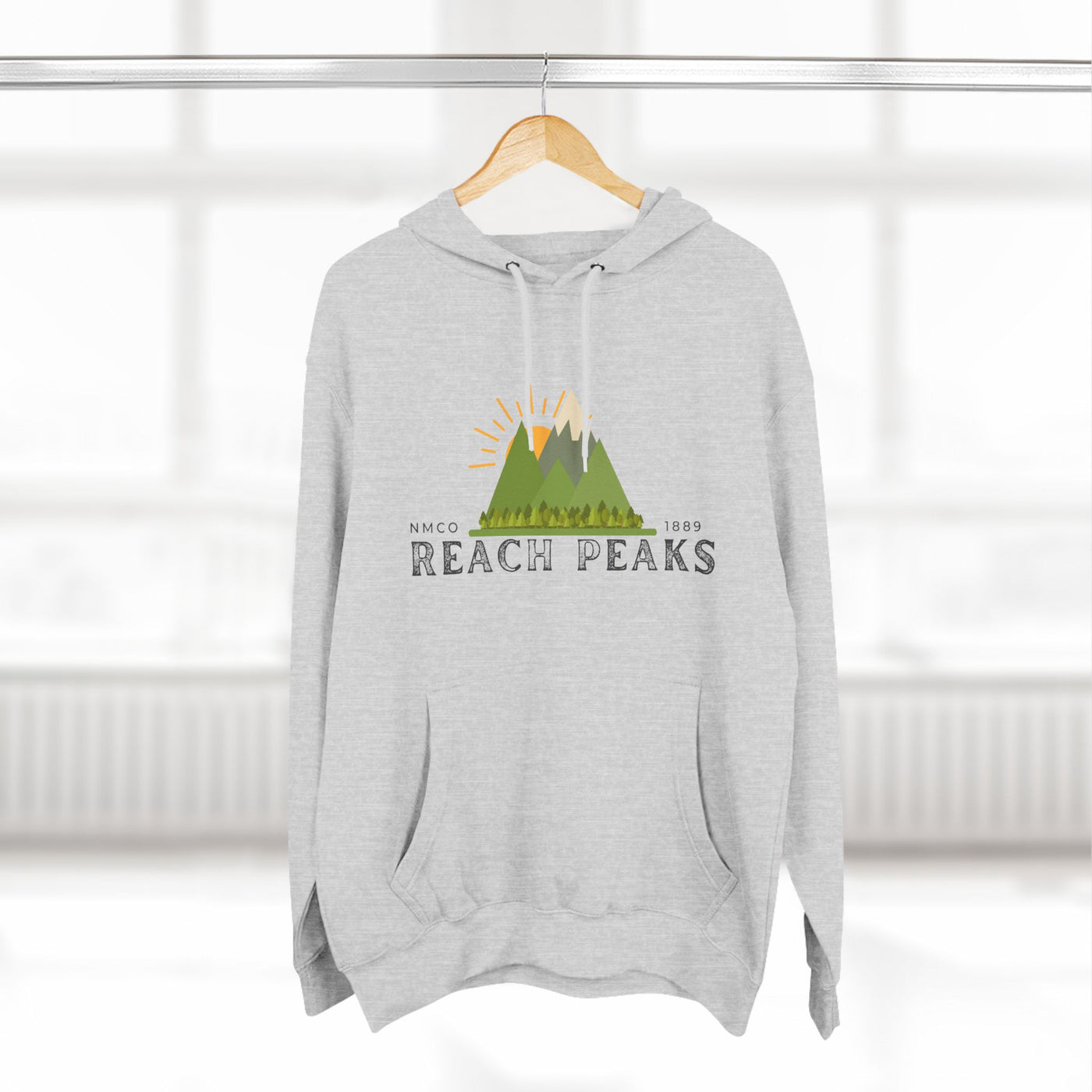 Reach Peaks Three-Panel Fleece Hoodie