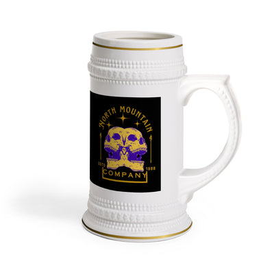 Dueling Skulls Beer Stein Mug