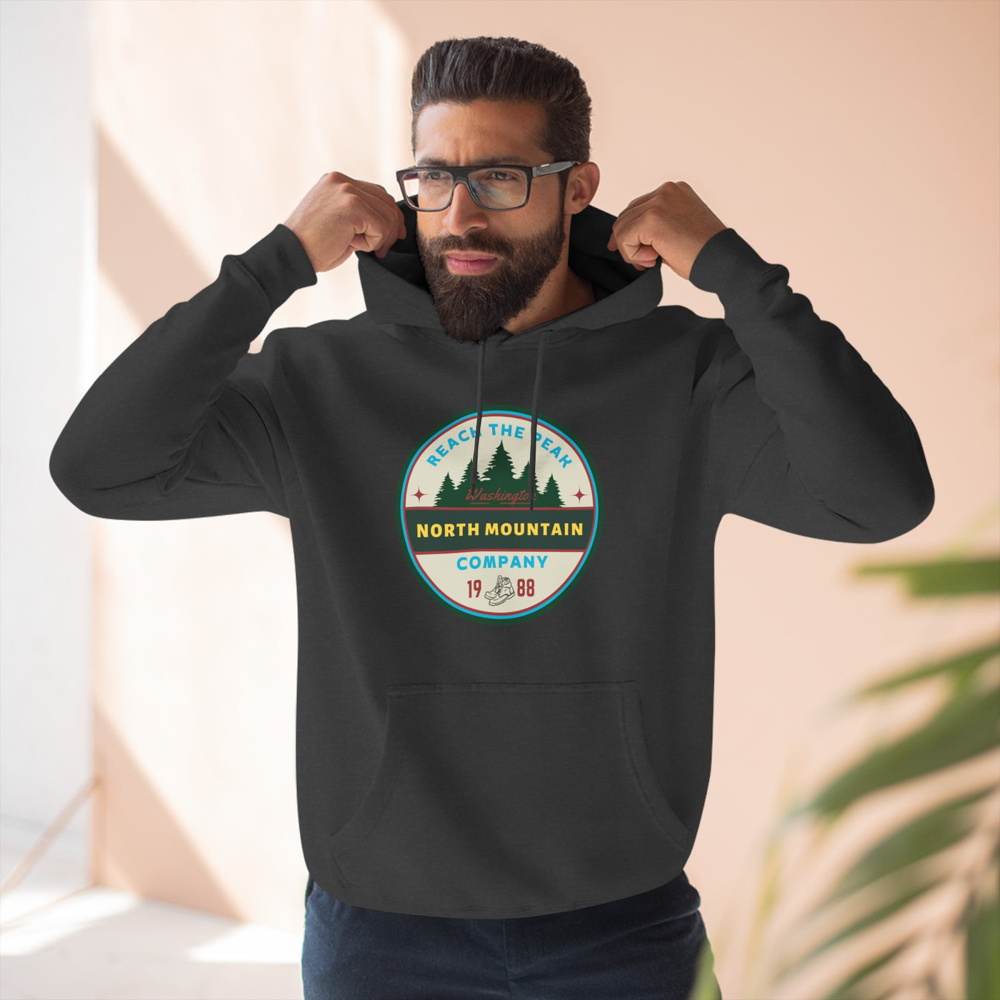 Reach The Peaks Three-Panel Fleece Hoodie