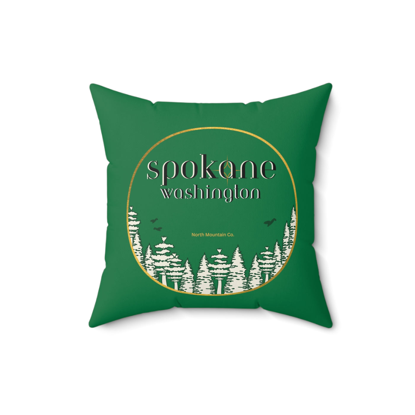 Spun Polyester Square Pillow