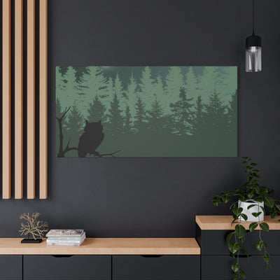 Owl at Midnight Classic Canvas