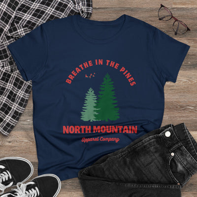 Breathe In The Pine  Midweight Cotton Tee