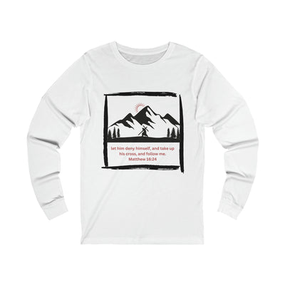 Matthew 16:24 Jersey Long Sleeve Tee