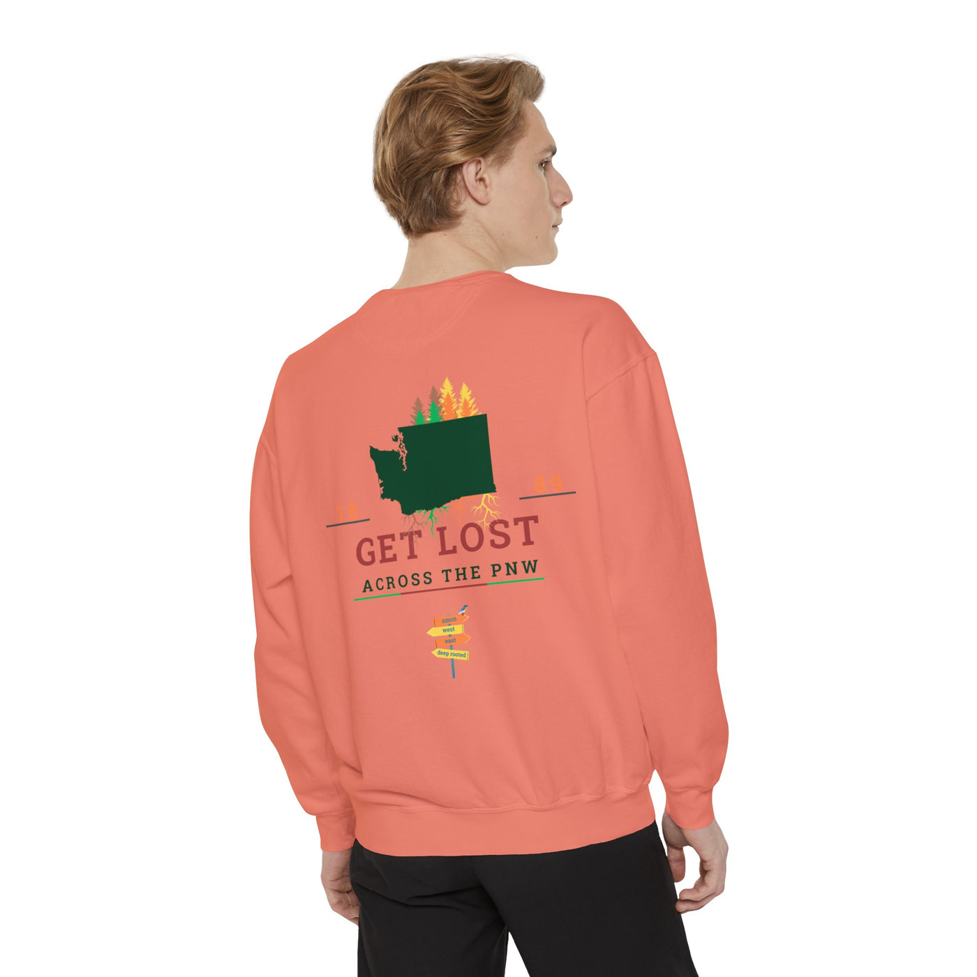 Across The PNW Garment-Dyed Sweatshirt