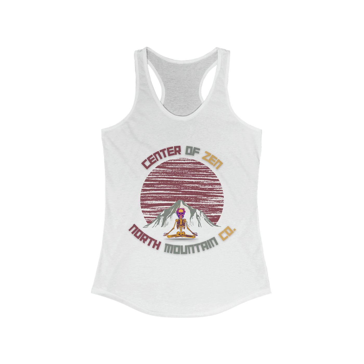 Center Of Zen Racerback Tank