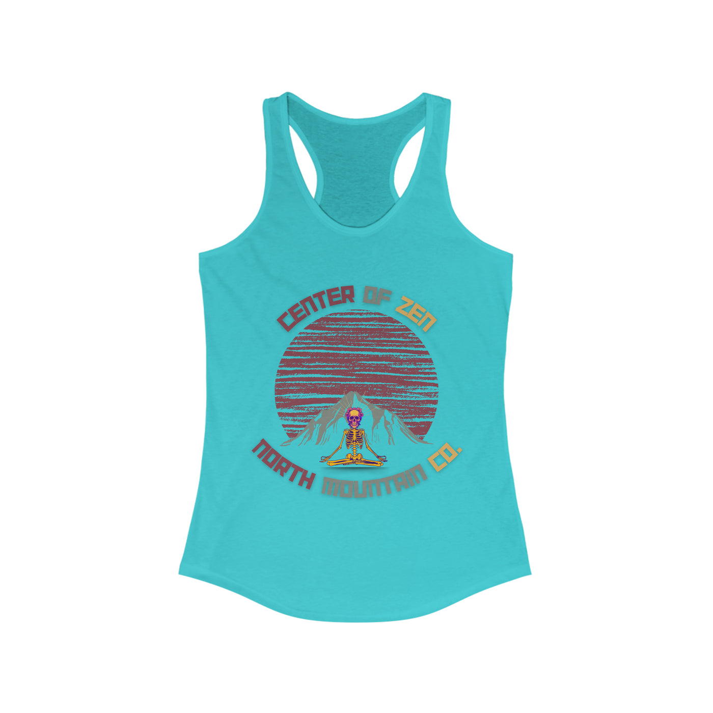 Center Of Zen Racerback Tank