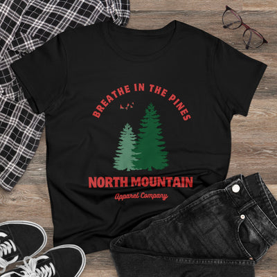 Breathe In The Pine  Midweight Cotton Tee