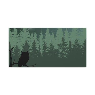 Owl at Midnight Classic Canvas