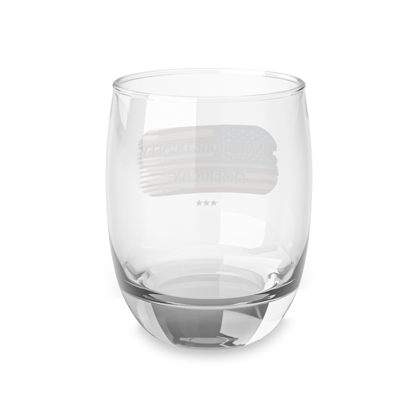 Don't Apologize Whiskey Glass