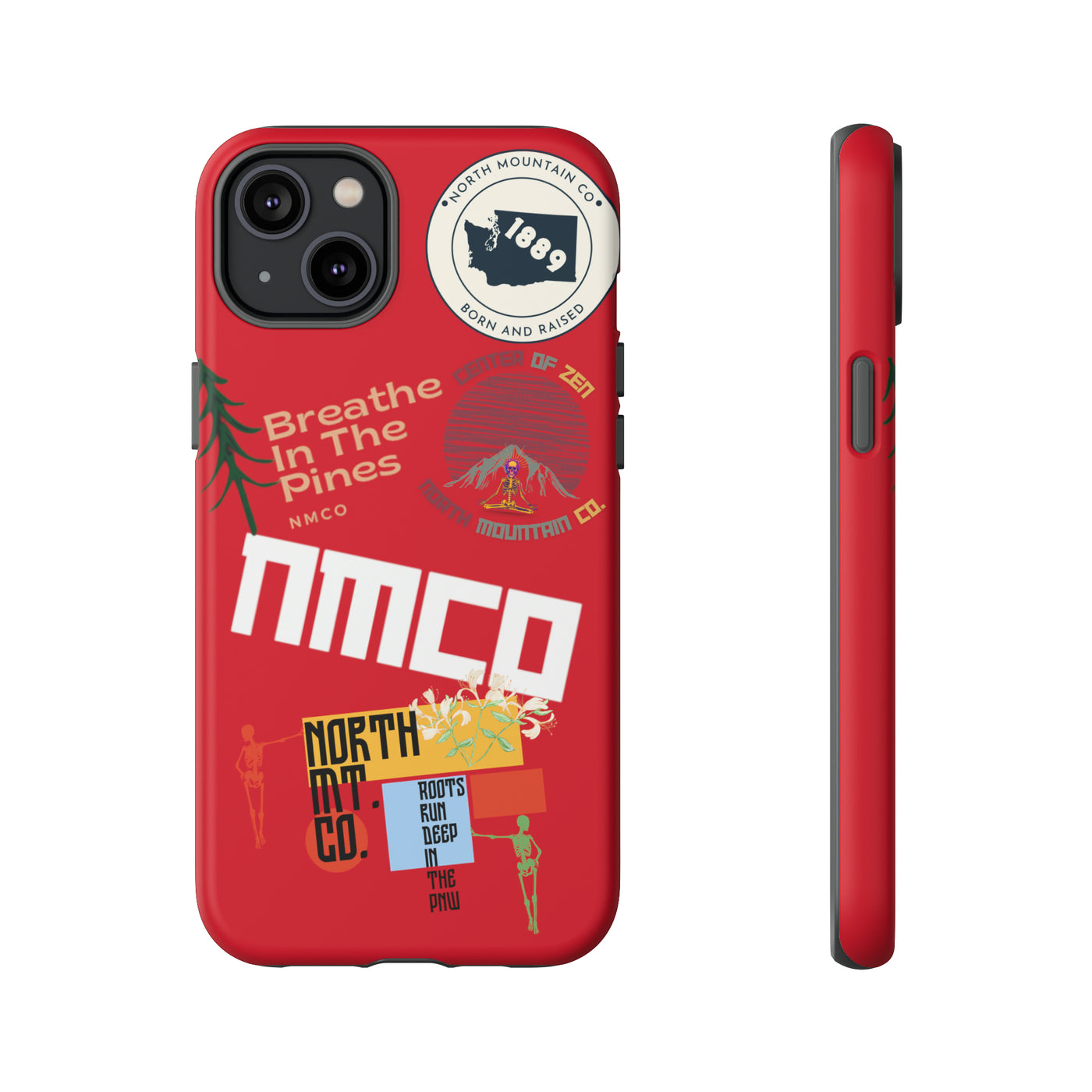 The Collage In Red Tough Cases