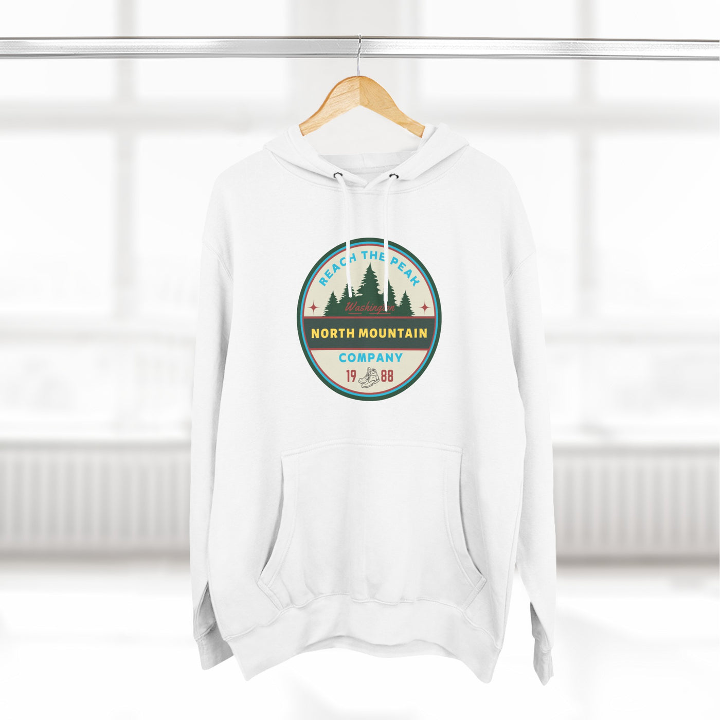 Reach The Peaks Three-Panel Fleece Hoodie