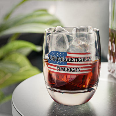 Don't Apologize Whiskey Glass