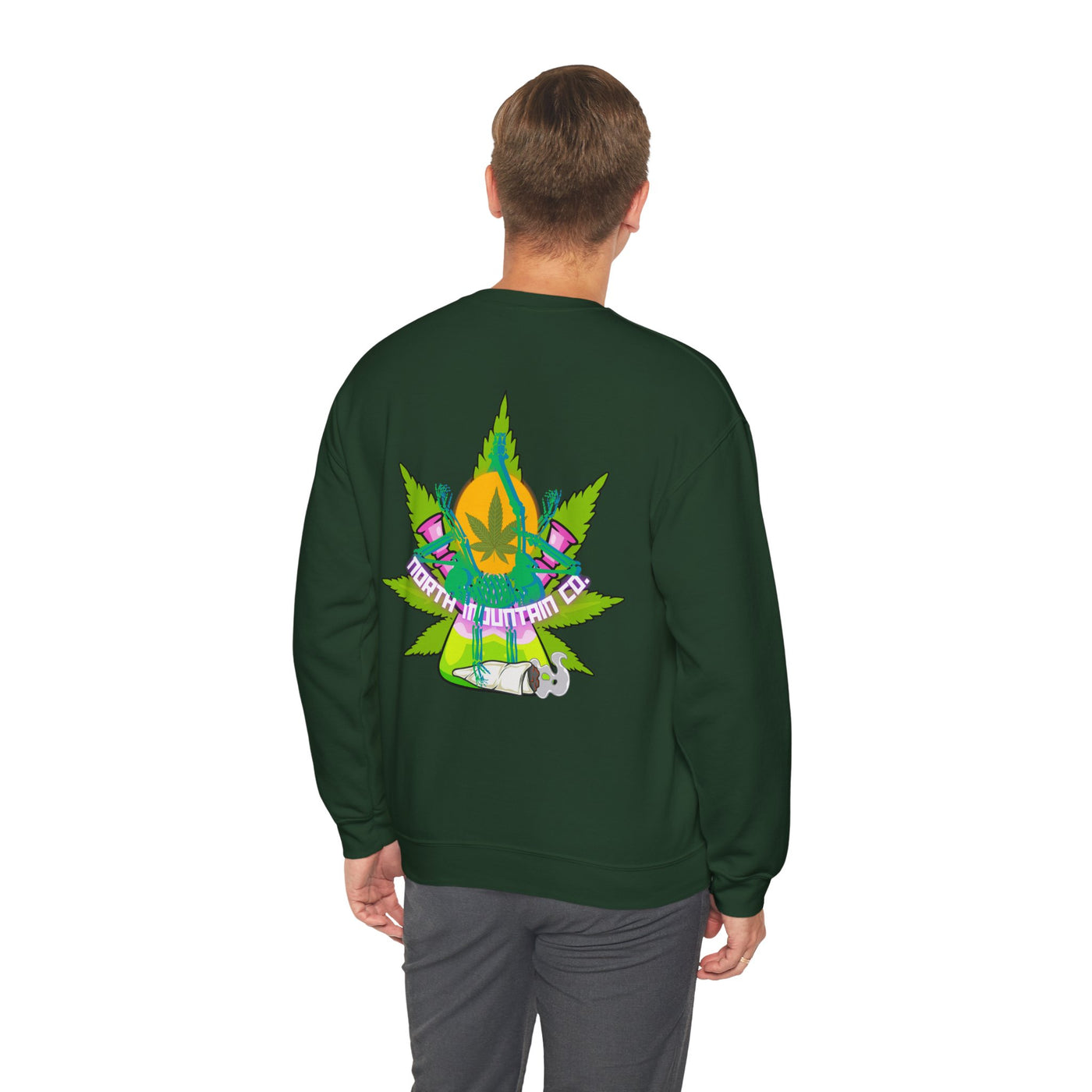 Burn And Turn  Heavy Blend™ Crewneck Sweatshirt