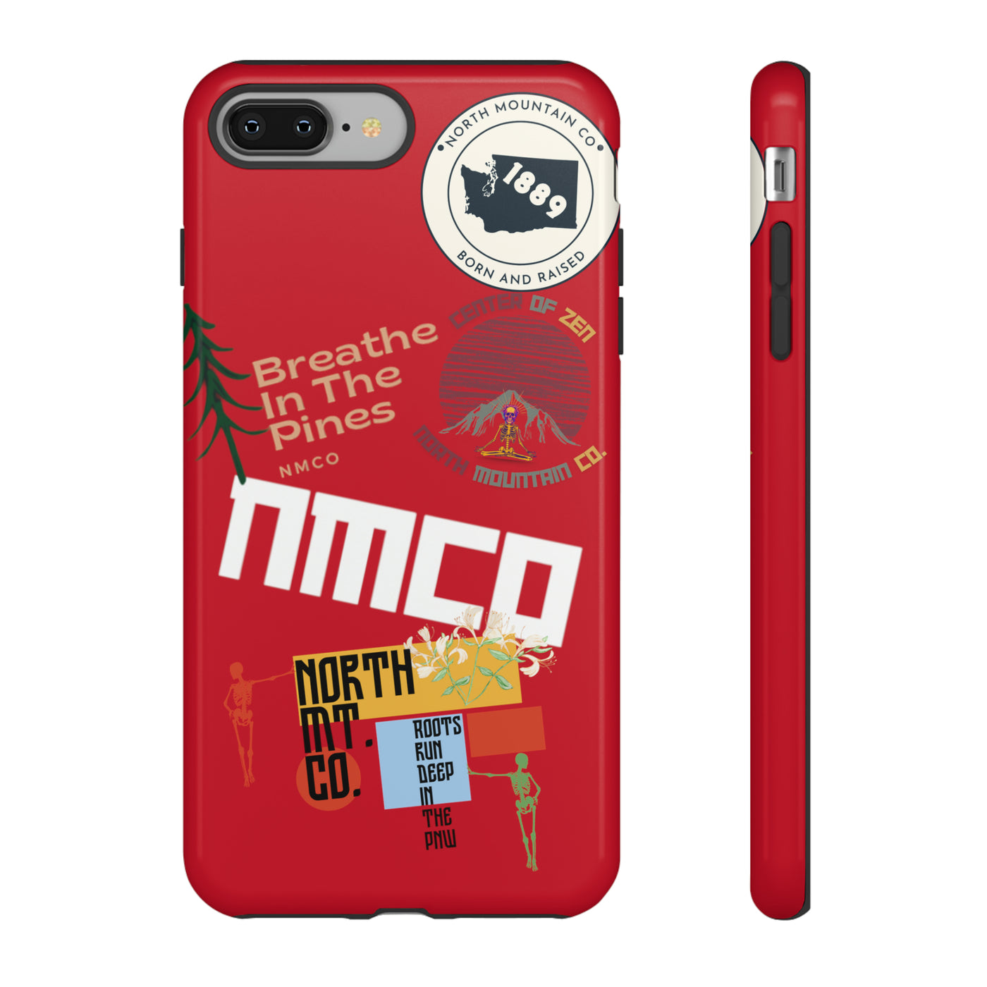 The Collage In Red Tough Cases