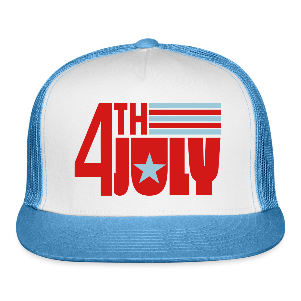 7/4/76 Trucker Cap - white/blue