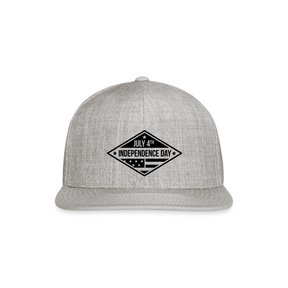 76 Snapback Baseball Cap - heather gray